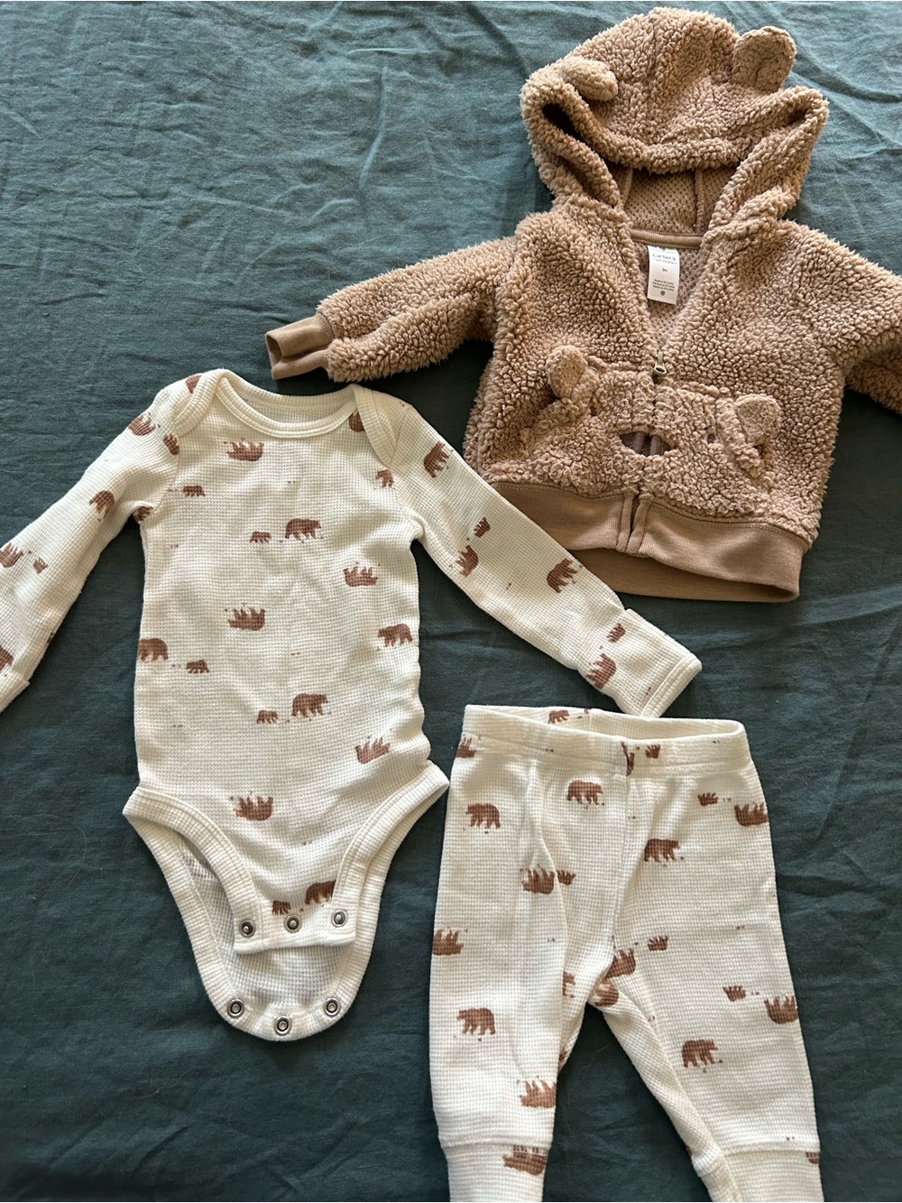 Carter's Bear Print 3-Piece Matching Set